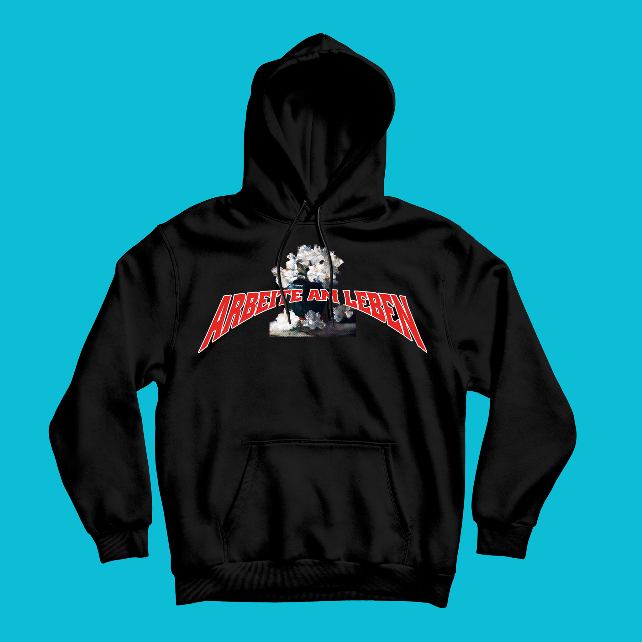 Bild von 'Arbeite am Leben' - HOODY [schwarz]